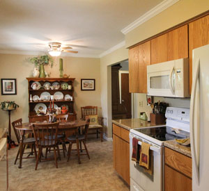 Kitchen and dining room